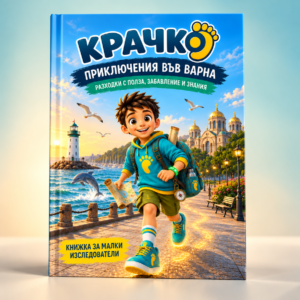 Крачко - Извърви ме: Пътят на моряка, книга 1, детска илюстрована книга за Варна