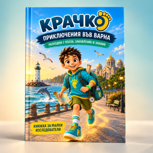 Крачко - Извърви ме: Пътят на моряка, книга 1, детска илюстрована книга за Варна