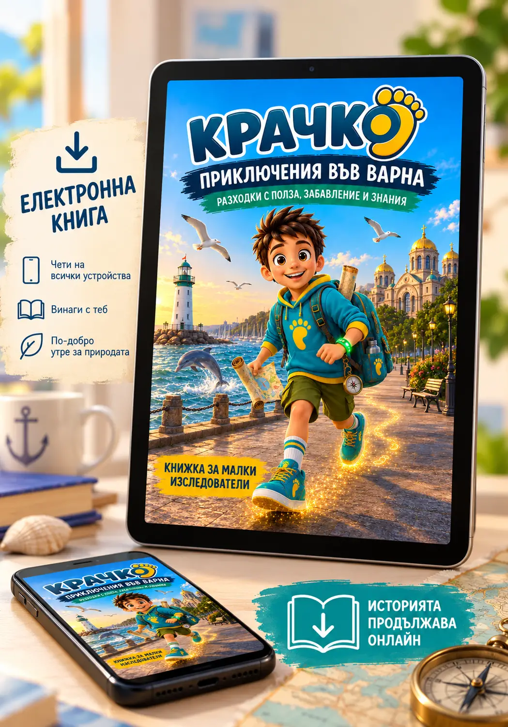 Извърви ме - Пътят на моряка, електронна книга PDF за деца