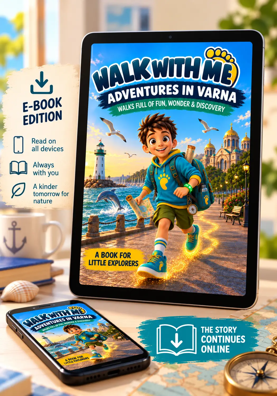 Walk with me: Book 1, English children's e-book with Krachko